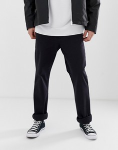 Саржевые брюки слим Calvin Klein Jeans - Черный