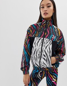 Укороченная куртка с принтом zebra Puma wild - Мульти