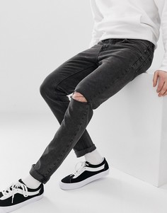 Черные суженные книзу джинсы Cheap Monday - Черный