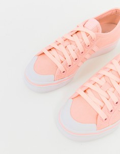 Оранжевые кроссовки adidas Originals Nizza - Оранжевый