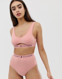 Трусы бикини с завышенной талией Tommy Hilfiger Original - Розовый