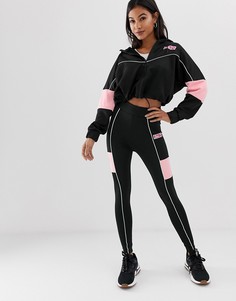 Леггинсы со вставками Puma X Barbie - Черный