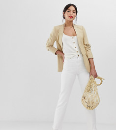 Белые прямые джинсы ASOS DESIGN Tall Florence - Белый