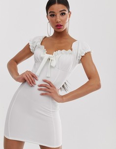 Белое платье мини Missguided - Белый