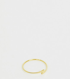 Кольцо из позолоченного серебра Kingsley Ryan - Золотой