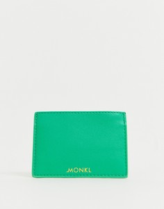 Зеленая визитница из искусственной кожи Monki - Зеленый