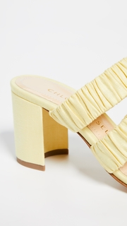 Chloe Gosselin 70mm Delphinium Slide Sandals