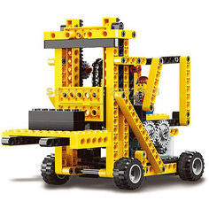 Конструктор Wange функциональный "Погрузчик" 4 в 1, 292 детали