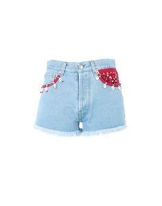 Джинсовые шорты Forte DEI Marmi Couture