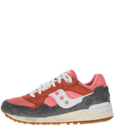 Разноцветные кроссовки из текстиля и замши Shadow 5000 Saucony