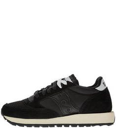 Черные кроссовки из текстиля и замши Jazz Original Saucony
