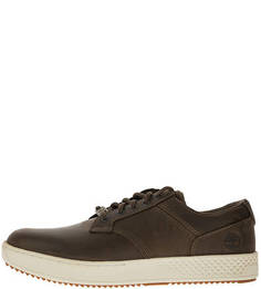 Кожаные коричневые кеды на шнуровке Cityroam Oxford Timberland