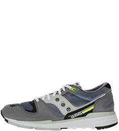 Летние кроссовки серого цвета с яркими вставками Azura Saucony
