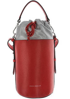 Кожаная сумка-торба с тонким плечевым ремнем Beta Coccinelle