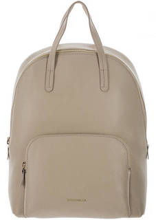 Городской рюкзак из натуральной кожи с одним отделом Dione Coccinelle