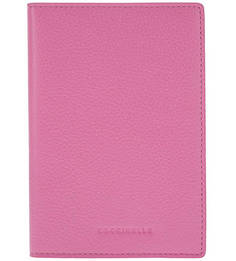 Кожаная обложка цвета фуксии Travel Items Coccinelle