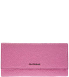 Кошелек из натуральной кожи Metallic Saffiano Coccinelle