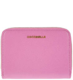 Кошелек из сафьяновой кожи на молнии Metallic Saffiano Coccinelle