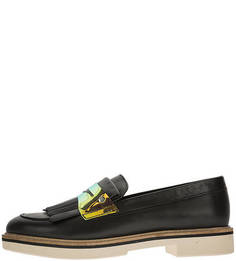 Кожаные лоферы черного цвета Tommy Hilfiger