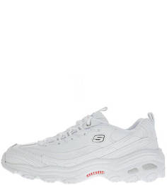 Кроссовки белого цвета на шнуровке Skechers