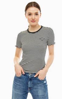 Джемпер в полоску с короткими рукавами Lacoste