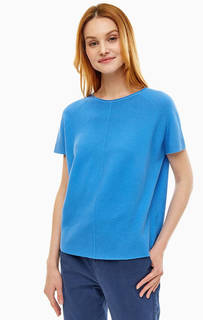 Синий джемпер с короткими рукавами Drykorn