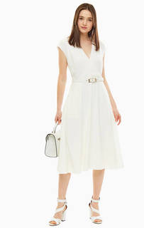Белое платье с расклешенной юбкой Marciano Guess