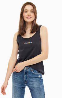 Майка из хлопка с логотипом бренда Wrangler