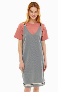 Платье-сарафан из фактурной ткани Stefanel