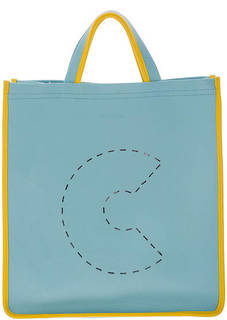 Кожаная сумка с одним отделом на магнитной кнопке C Bag Coccinelle