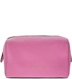 Кожаная косметичка цвета фуксии Travel Items Coccinelle