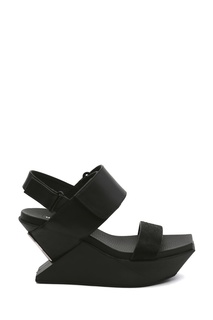 Кожаные босоножки Delta Wedge Sandal United Nude