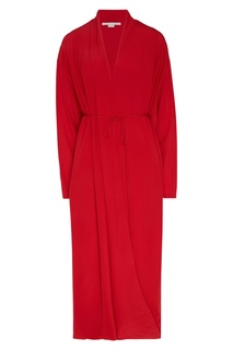 Красное шелковое платье Stella Mc Cartney