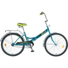 Велосипед 2-х колесный NOVATRACK 24 складной TG синий 117087 24FTG1.BL7