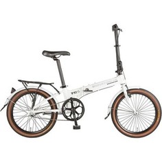 Велосипед 2-х колесный NOVATRACK 20 белый складной алюминиевый Nexus 117052 20FATG3NV.WT7