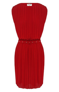 Шелковое платье Saint Laurent