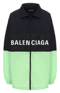 Куртка с логотипом бренда Balenciaga