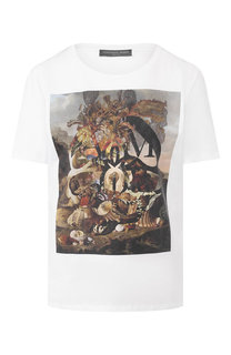 Хлопковая футболка Alexander McQueen