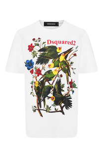 Хлопковая футболка Dsquared2