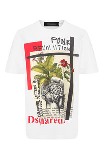 Хлопковая футболка Dsquared2