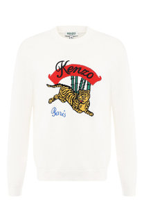 Джемпер из смеси хлопка и вискозы Kenzo