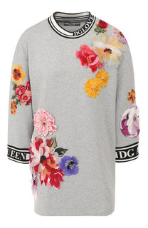 Хлопковый пуловер Dolce & Gabbana