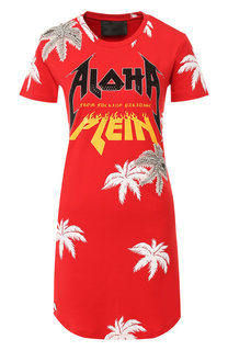 Хлопковое платье Philipp Plein