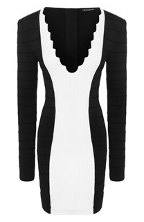 Платье из вискозы Balmain
