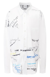 Хлопковая рубашка Vetements