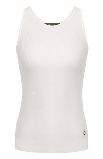 Топ из смеси шелка и хлопка Loro Piana