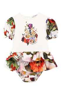 Хлопковый комбинезон Dolce & Gabbana