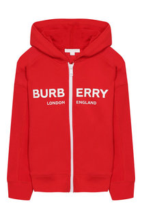 Хлопковый кардиган с капюшоном Burberry