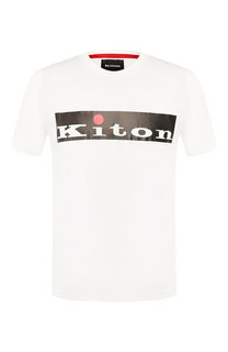 Хлопковая футболка Kiton