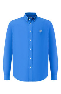 Хлопковая рубашка с воротником button down Kenzo